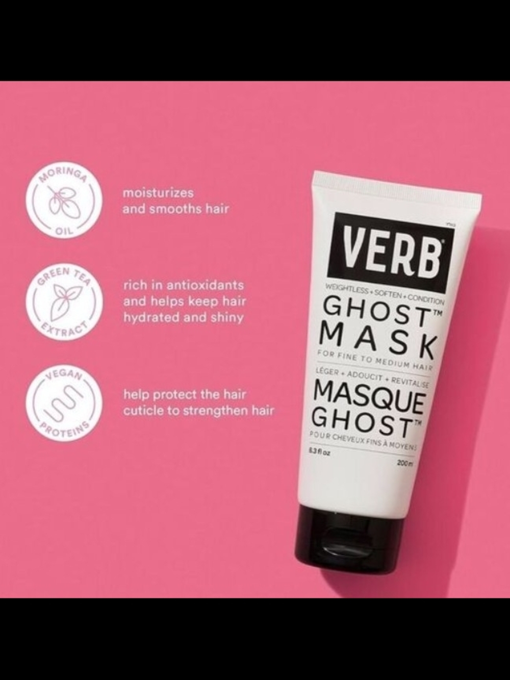 X2 VERB Ghost Mask Weightless Conditioning Hair Mask - Picture 3 of 8